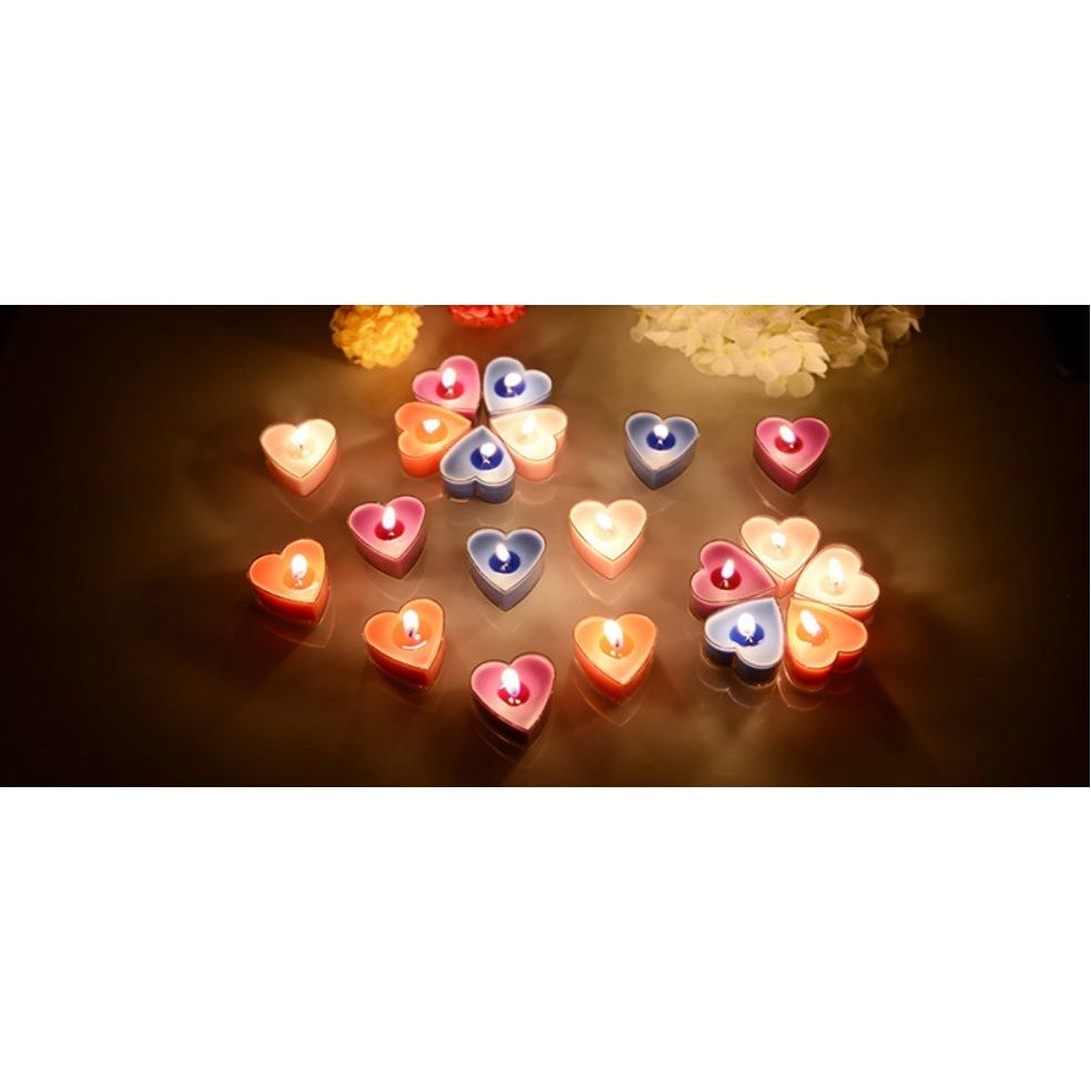 1pc Heart candle mold Tealight jar Empty Case Plastic Clear Cups scented candle sleeve Craft Kit创意塑料心形蜡烛香薰蜡烛(2004L) - Image 2