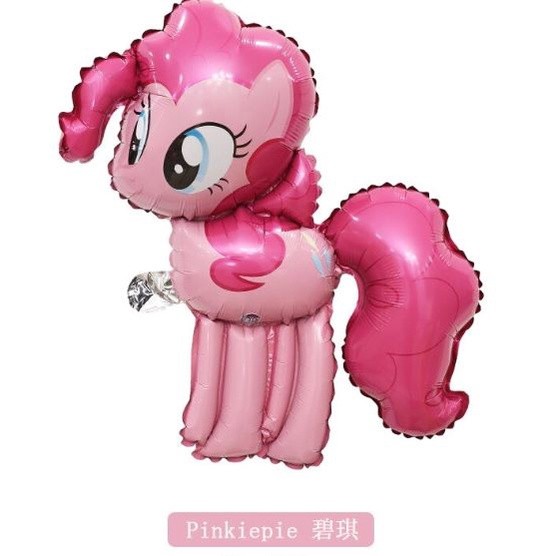 Little Pony Foil Balloons Pink Horse Kids Girl Latex Ballon Happy Birthday Party Banner Animal 新款小马彩虹独角兽铝膜气球(1986L) - Image 9
