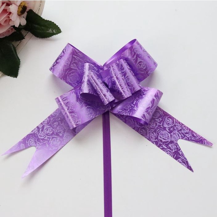 5pcs/pack 45# Large Pull Bows Flower Ribbon (LOVE &ROSE) For Wrapping Gift Decorate Wedding Car Party Christmas (1426L) - Image 12