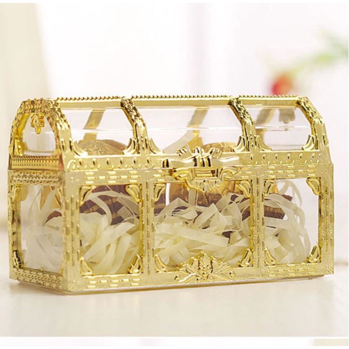 1pc Creative Plastic Candy Box Wedding Vintage Candy Boxes Chocolate Gift Treat Boxes Wedding Party(1243) - Image 3