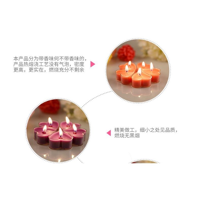 1pc Heart candle mold Tealight jar Empty Case Plastic Clear Cups scented candle sleeve Craft Kit创意塑料心形蜡烛香薰蜡烛(2004L) - Image 4