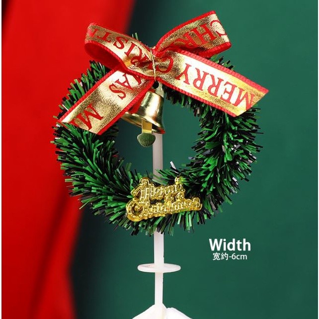 Merry Christmas Cake Topper Birthday Party Cake Insert Xmas Cakes Dessert Decor New Year Gift Christmas Tree(2037L) - Image 3