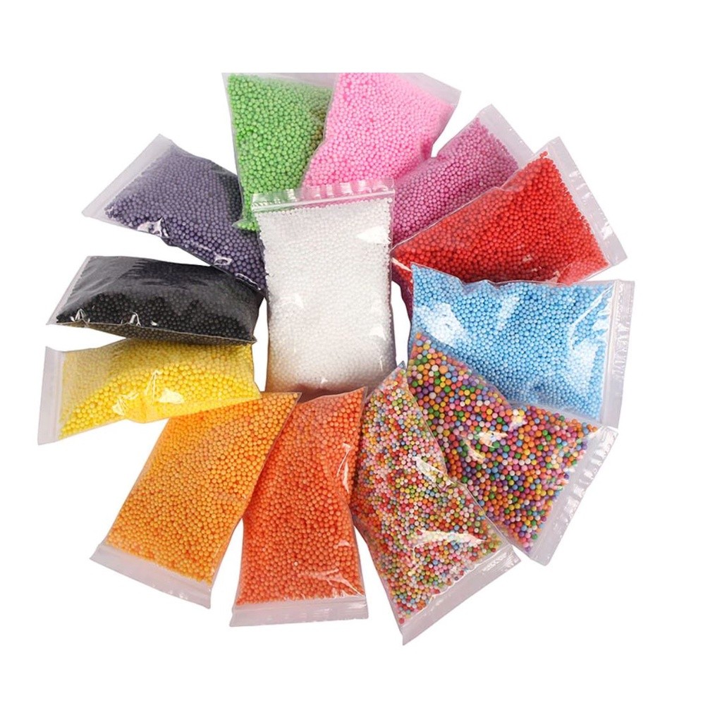2~4mm Polystyrene Styrofoam Balls Bottle DIY Snow Mud Particles Accessories Balls Small Tiny Foam Beads Balloon(840L) - Image 6