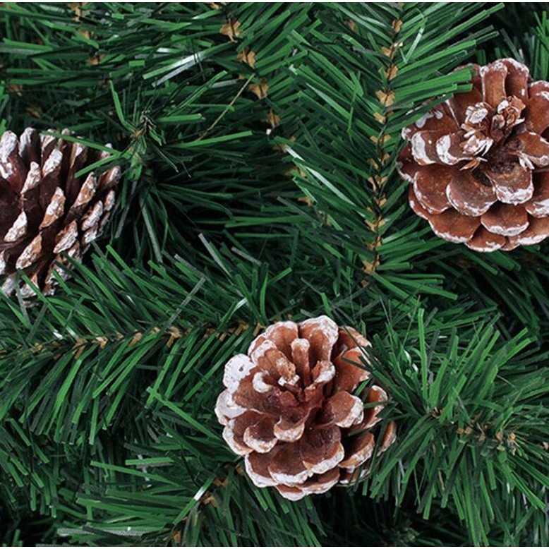 6pcs Artificial Plants Fake Pine Cone Decorative Flowers Wreaths for Home Wedding Decoration Christmas Tree Decor(2028L) - Image 5