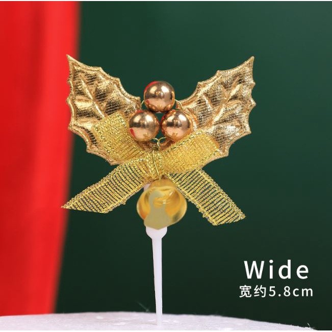 Merry Christmas Cake Topper Birthday Party Cake Insert Xmas Cakes Dessert Decor New Year Gift Christmas Tree(2037L) - Image 2