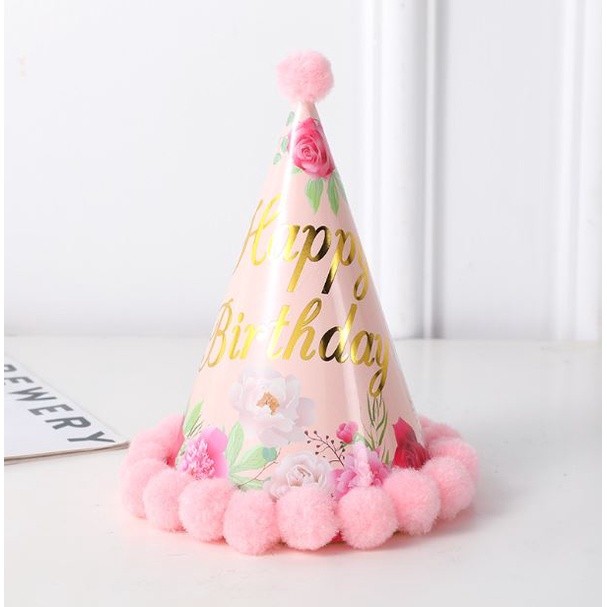 New 1pcs baby kid rainbow birthday party hat child crown decoration paper cap cartoon pattern festival colorful(749L) - Image 10
