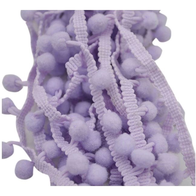 1Yard Pom Pom Trim Ball 12mm Handmade DIY MINI Pearl Pompom Fringe Ribbon Sewing Lace Kintted Fabric毛球花边(2031L) - Image 15