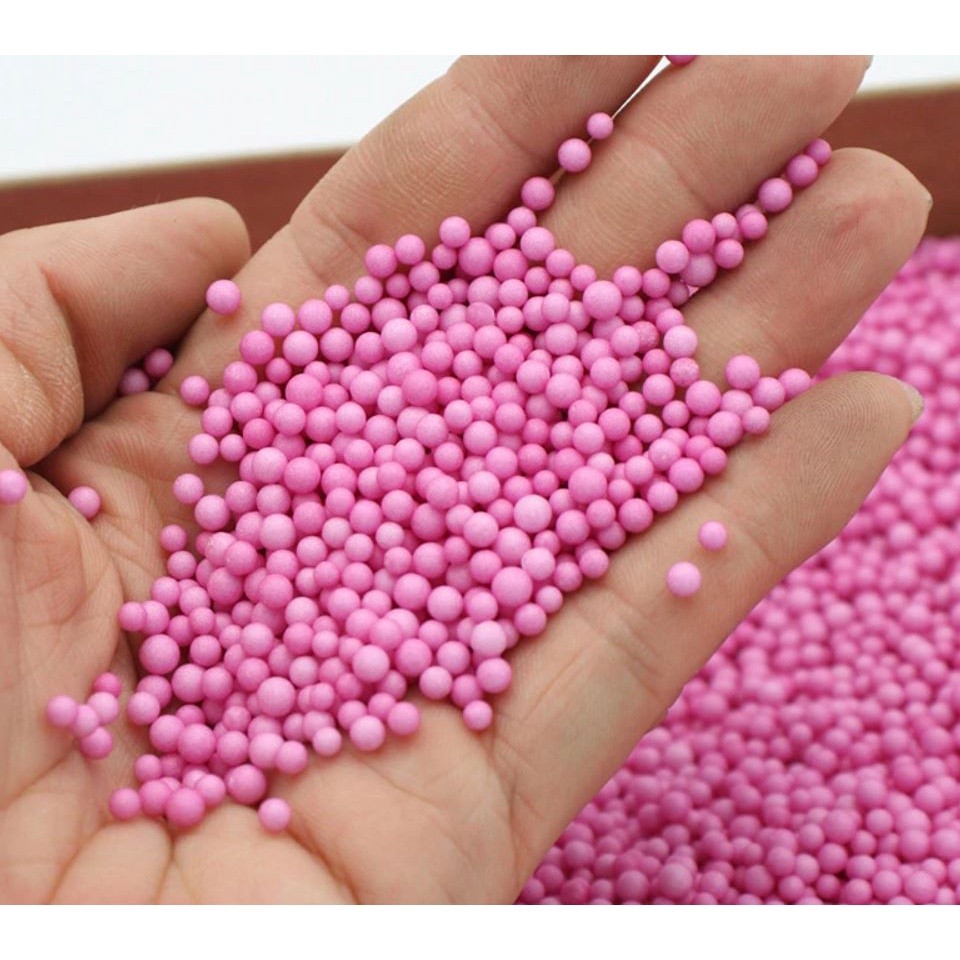 2~4mm Polystyrene Styrofoam Balls Bottle DIY Snow Mud Particles Accessories Balls Small Tiny Foam Beads Balloon(840L) - Image 3