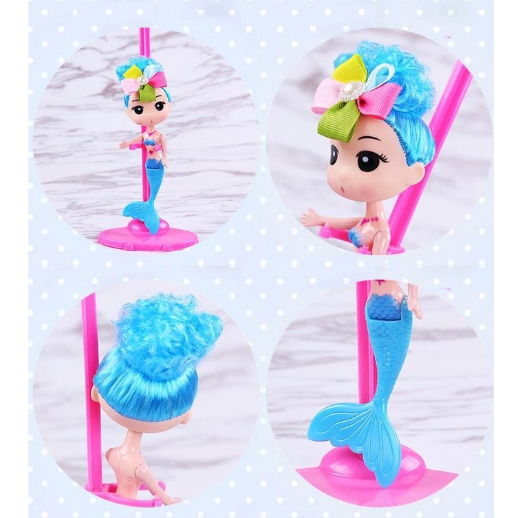 16cm Mermaid Barnie Doll Barbie Doll Princess Prosthesis Embryo Cake Germ Model(1453L) - Image 2