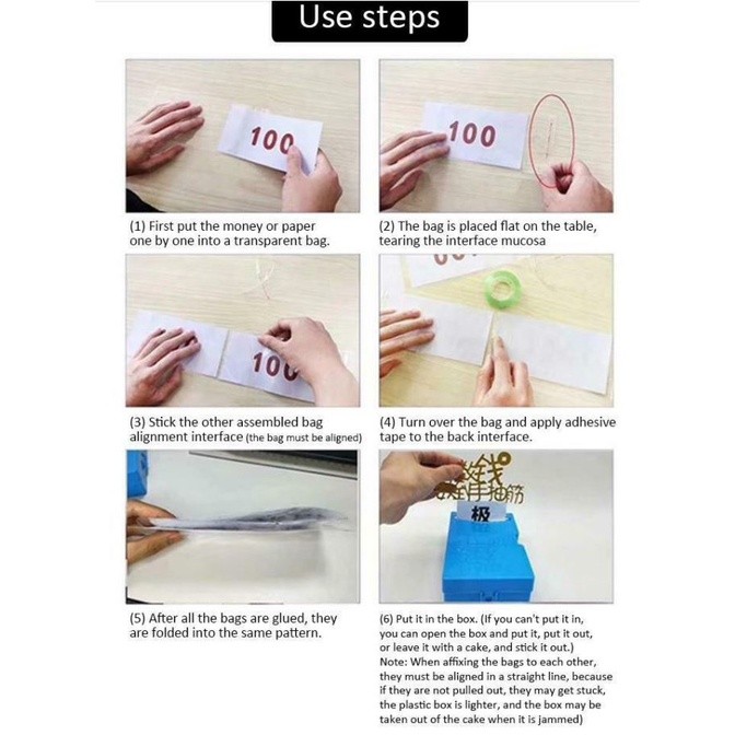 Money Cake Atms New Creative Happy Birthday Topper Funny Box Party Supplies Kids Gifts Surprise Making Toy Tools(1493L) - Image 5