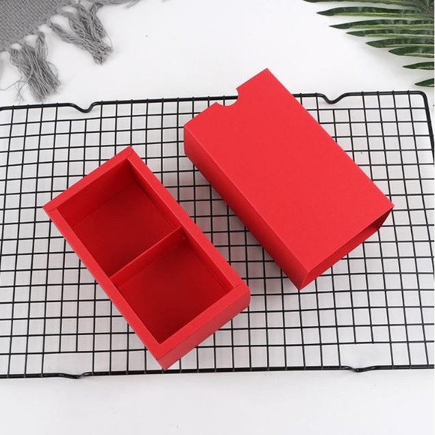 1PCS Solid Color 2 Grain 80g Frosted Transparent Moon Cake Paper Box Egg Yolk Crisp Gift Packaging Snowflake(2046L) - Image 6
