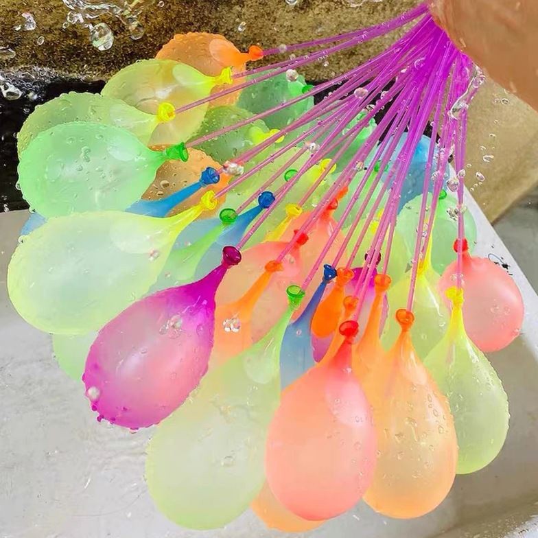 37pcs Water balloon Games Party Balloons Circus Water balloon Outdoor Game Toys 水弹水气球 (270L)