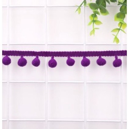1Yard Pom Pom Trim Ball 12mm Handmade DIY MINI Pearl Pompom Fringe Ribbon Sewing Lace Kintted Fabric毛球花边(2031L) - Image 13