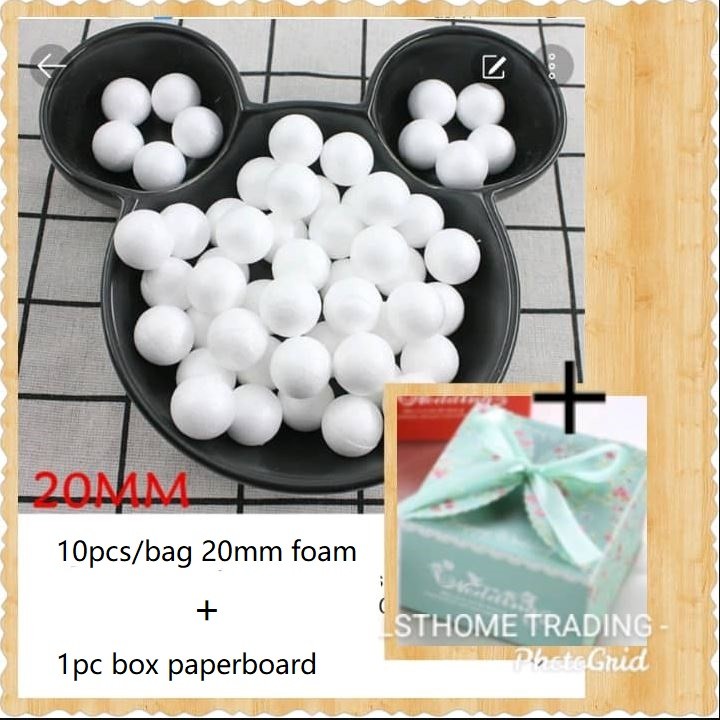 DIY Round Styrofoam Balls Christmas Ball White Modelling Polystyrene Foam Craft Balls + European Style Creative(842L) - Image 14