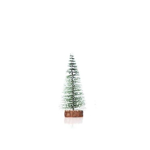 7/9/10/15/20cm Mini Snow Pine Needle Tree Bauble Crafts Noel Tree Ornaments Wooden Christmas Decorations for Home(1102L) - Image 8