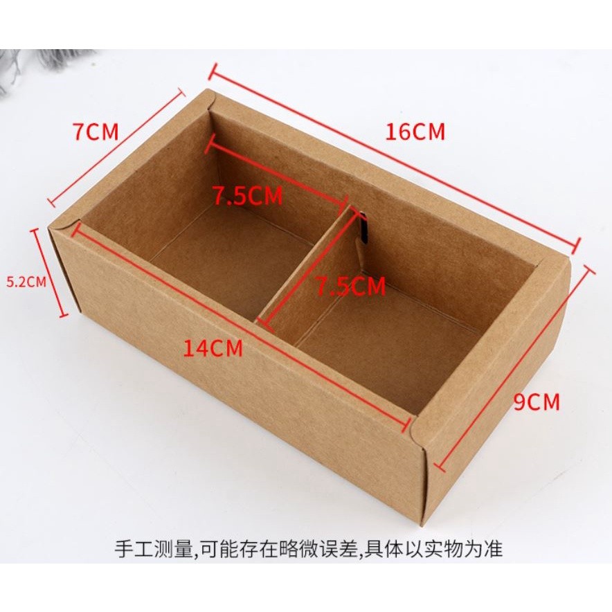 1PCS Solid Color 2 Grain 80g Frosted Transparent Moon Cake Paper Box Egg Yolk Crisp Gift Packaging Snowflake(2046L) - Image 3