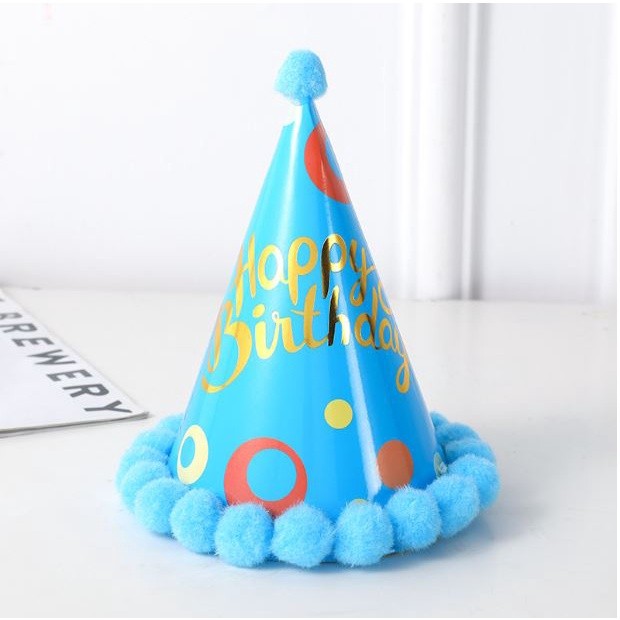 New 1pcs baby kid rainbow birthday party hat child crown decoration paper cap cartoon pattern festival colorful(749L) - Image 15
