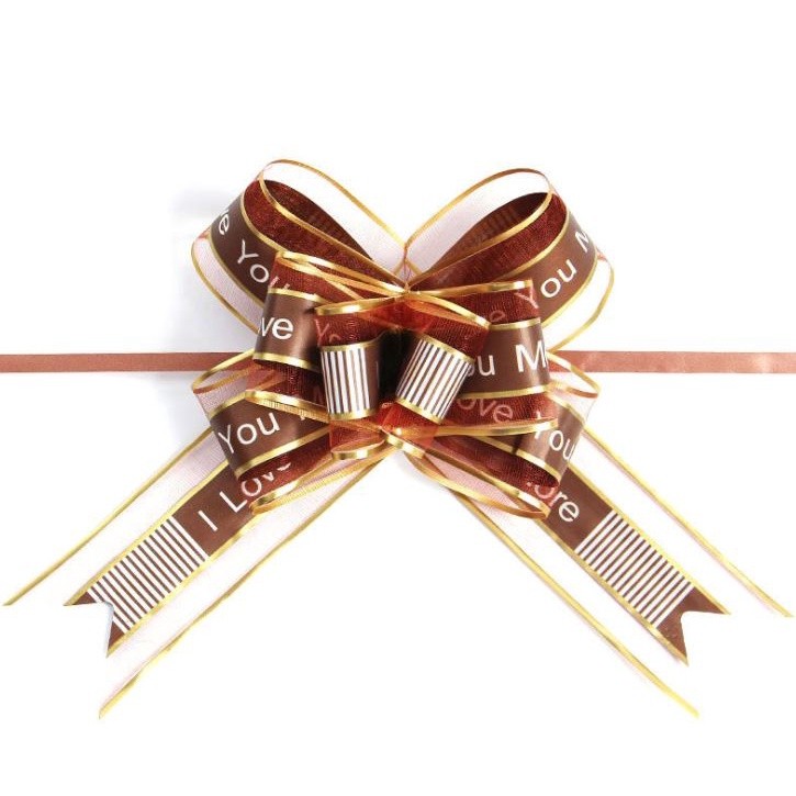 1pc 3cm " Best Wishes" Pullbows Attractive Wide Applications Cloth Wedding Car Gift Packing Pull Bow Ribbons(1315L) - Image 11