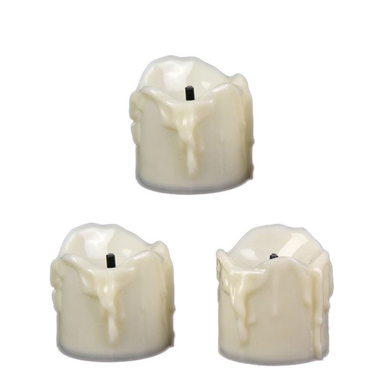 1pc LED Electric Battery Powered Tealight Candles Warm White Flameless Candles For Christmas Holiday Wedding Home(1093L) - Image 6