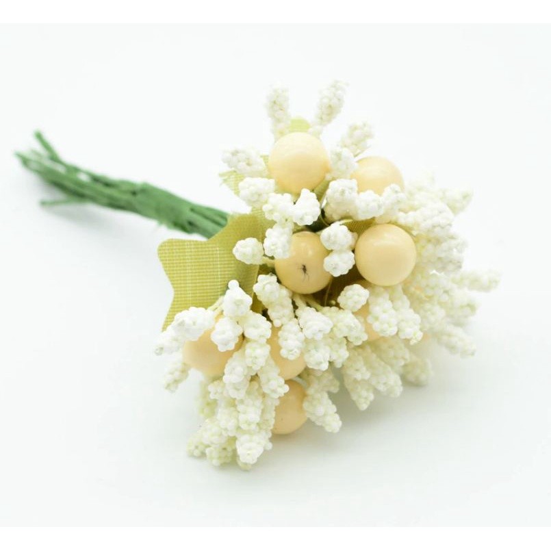 10pcs PE foam stamen wedding home decor accessories for diy wreath gifts Artificial flowers(625L) - Image 4