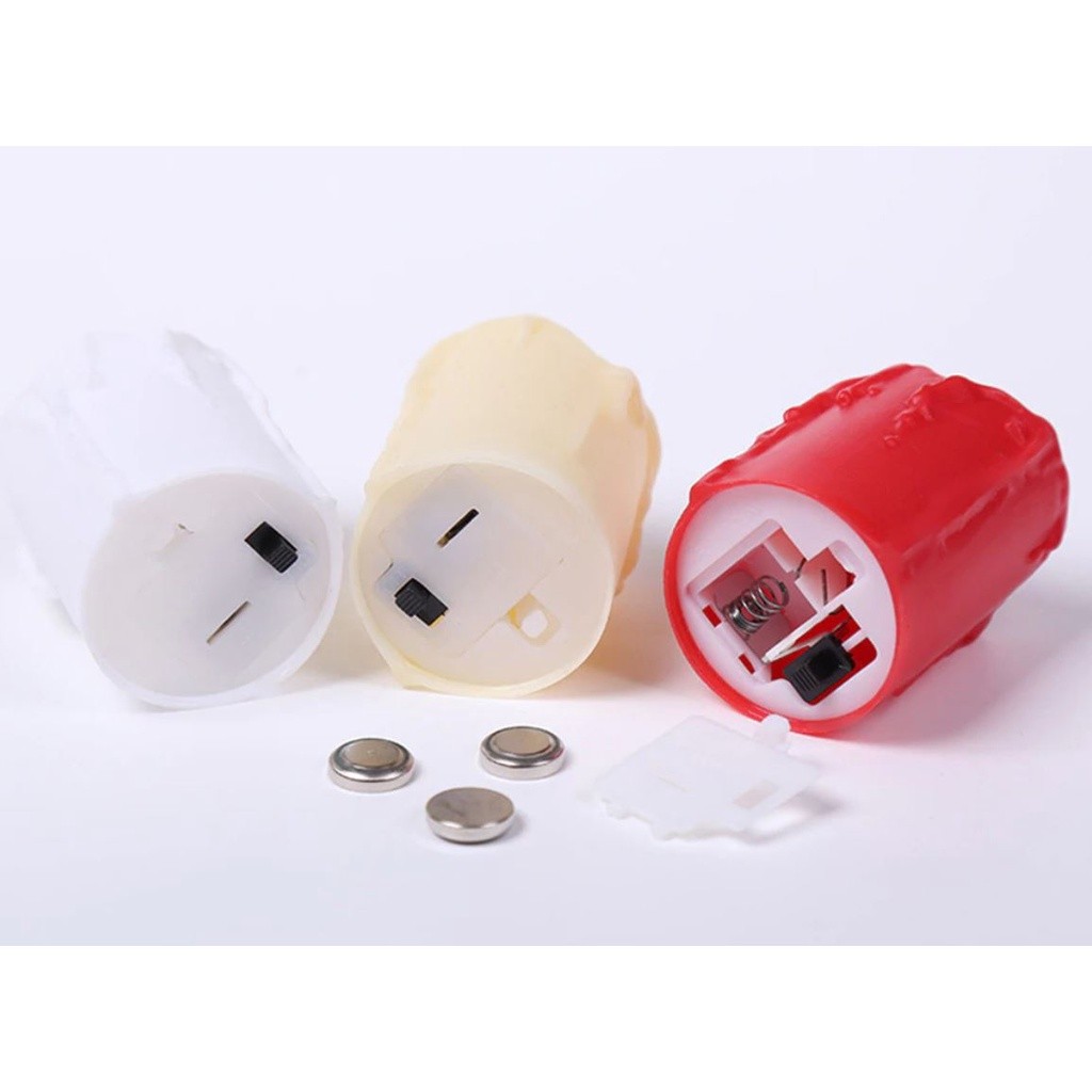 1Pcs LED Candle Flameless Tealight Battery Operated Candles Real Paraffin Wax Pillars Holiday Wedding Party Decor(1092L) - Image 8