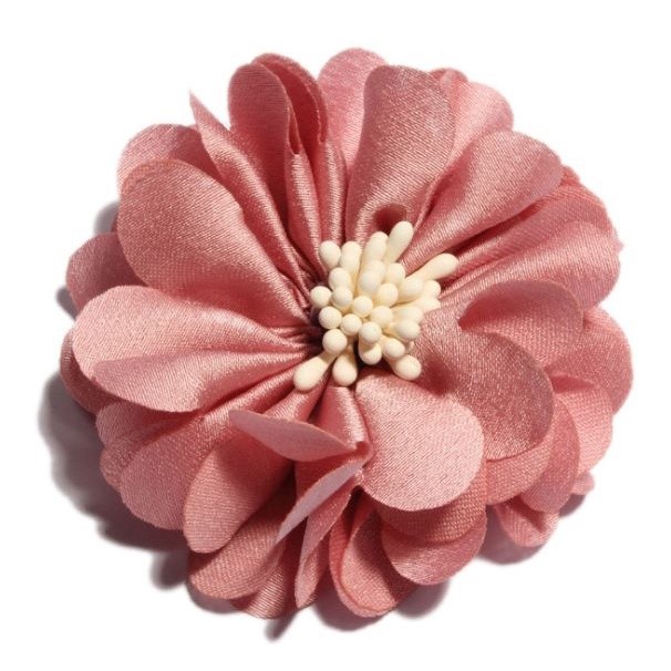 1pcs New Multi-layered old cloth flowers Paris crumpled match heads Children's hair Clothing accessories(326L) - Image 6