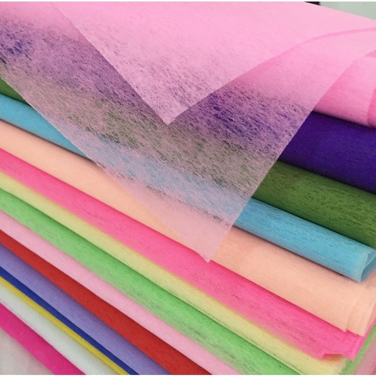 6 Sheets Pure Color Cotton Paper Flowers Packaging DIY Craft Florist’s Valentine's Day Bouquet Gift Box Lining (1257L)