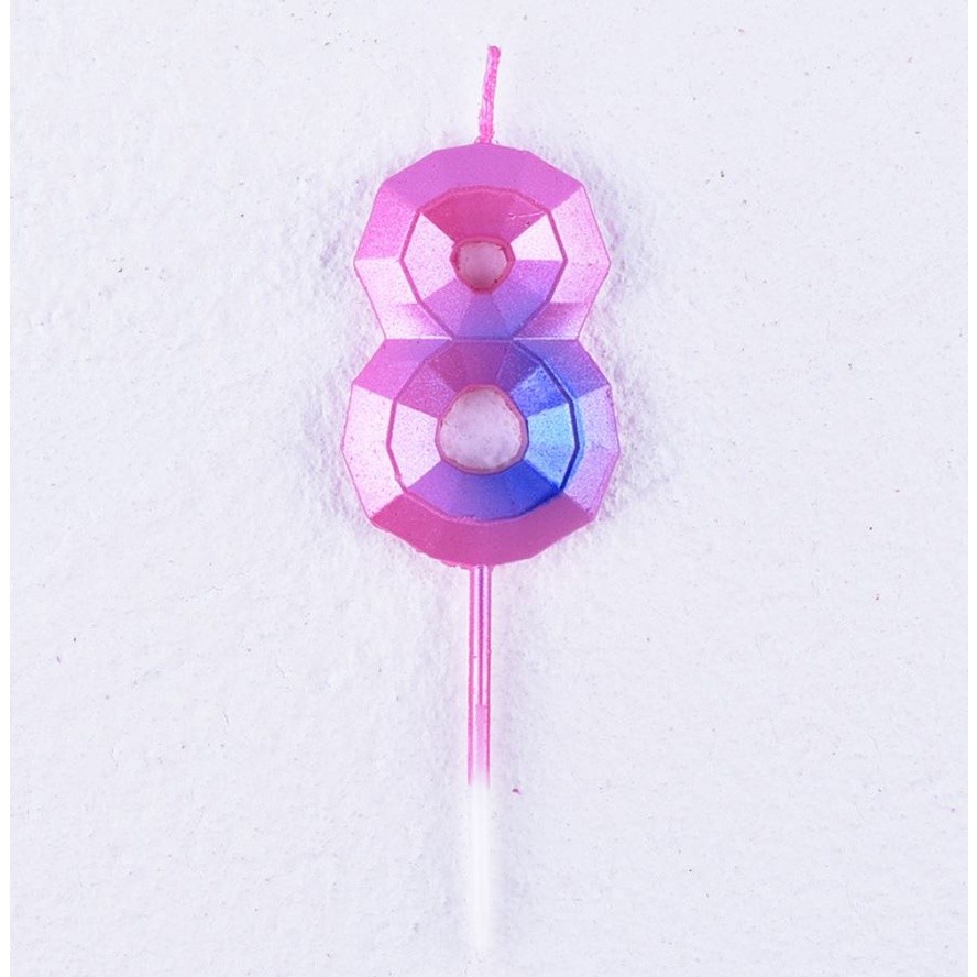 New 0-9 Number Wedding Cake Candle Birthday Party Cake Topper Anniversary Cake Numbers Age Candle Party Decoration(888L) - Image 11