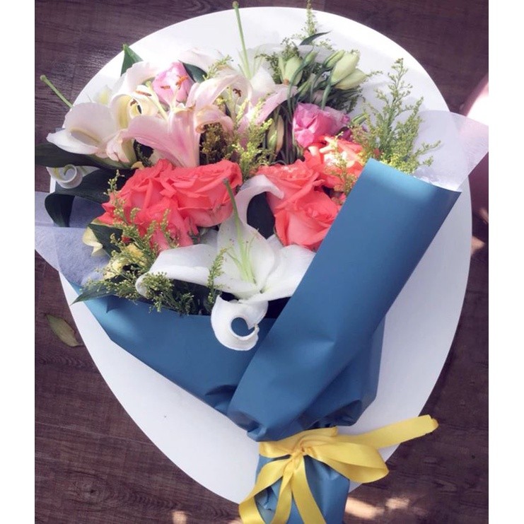 6 Sheets Pure Color Cotton Paper Flowers Packaging DIY Craft Florist’s Valentine's Day Bouquet Gift Box Lining (1257L) - Image 8
