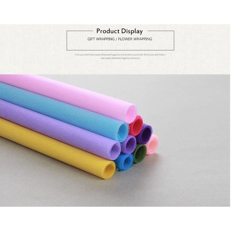 6 Sheets Pure Color Cotton Paper Flowers Packaging DIY Craft Florist’s Valentine's Day Bouquet Gift Box Lining (1257L) - Image 7