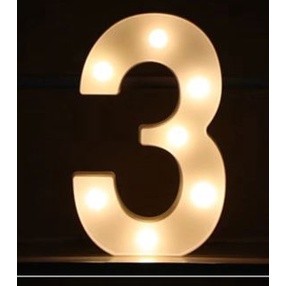 Creative Luminous 0-9 Digital Number Light AA Battery Powered Lamp Night Light for Christmas Wedding Birthday(1471L) - Image 14