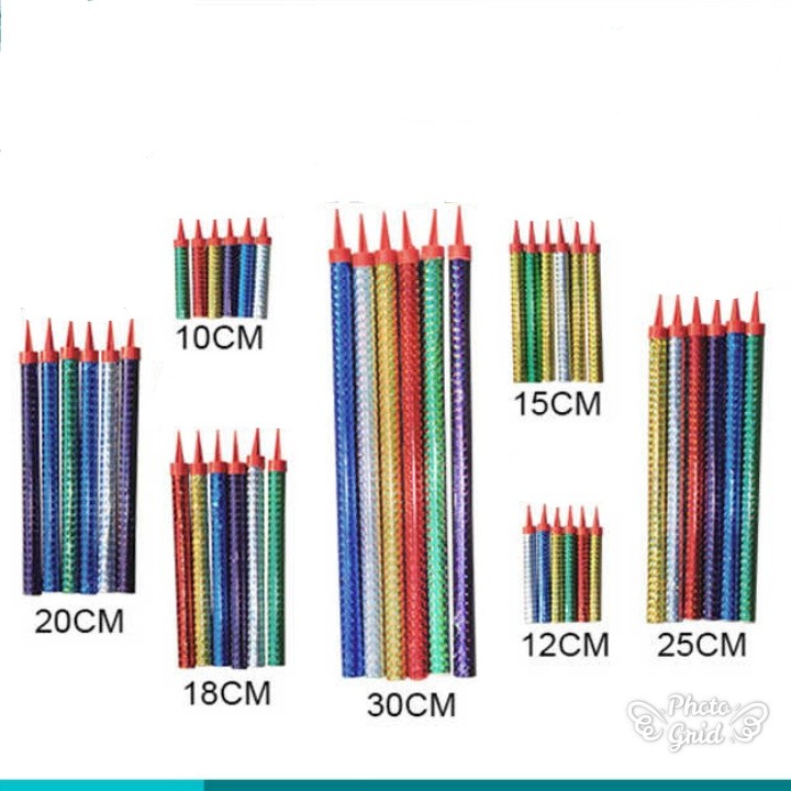 Surprise Creative Straight Barrel Golden Champagne Fireworks Magic Wand Burning Candle Cake Decoration Party(896L) - Image 5