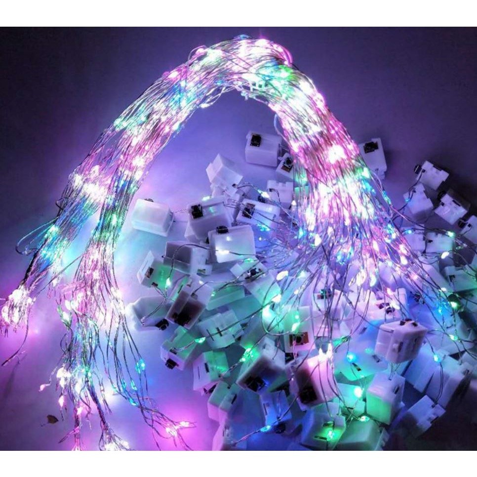 50cm 10Lights Luminous light string LED copper wire light birthday cake decoration small light string flower gift(992L) - Image 4