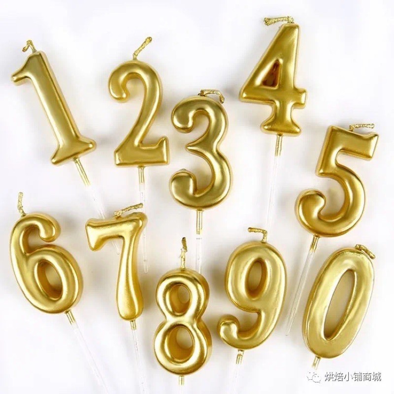 0~9 Number Birthday Candles Kids Birthday Candles for Cake Party Supplies Decoration Birthday Party Decorations(1442L)
