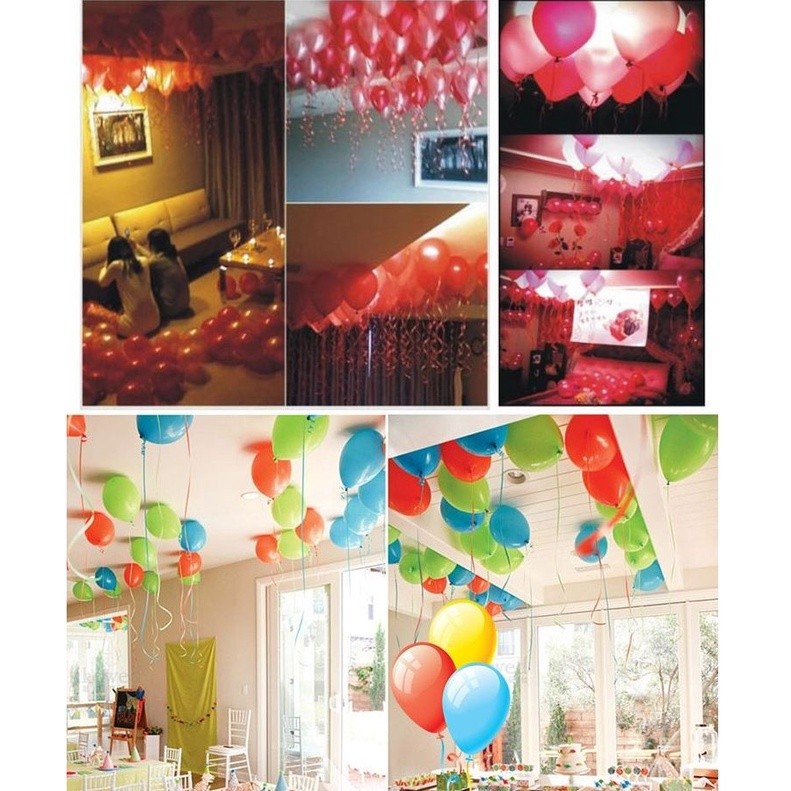 2pcs 10Meters 5mm Balloon Ribbon Birthday Party Balloon Decoration Wedding Celebration Wedding Decoration 气球丝带 (1371L) - Image 7