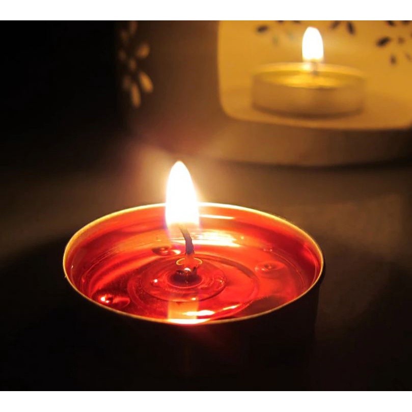 50pcs/set Romantic Smokeless candles circle heart-shaped Tealight decorative Candle(603L) - Image 3