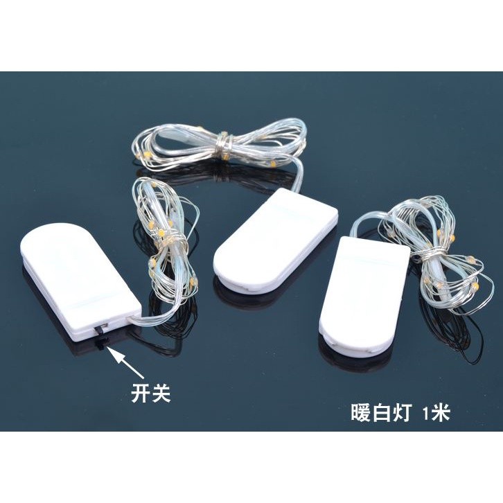 1M/2M/3M Garland Decorative Light Copper Wire CR2032 Battery Operated Christmas Wedding Party Decoration(548L) - Image 3