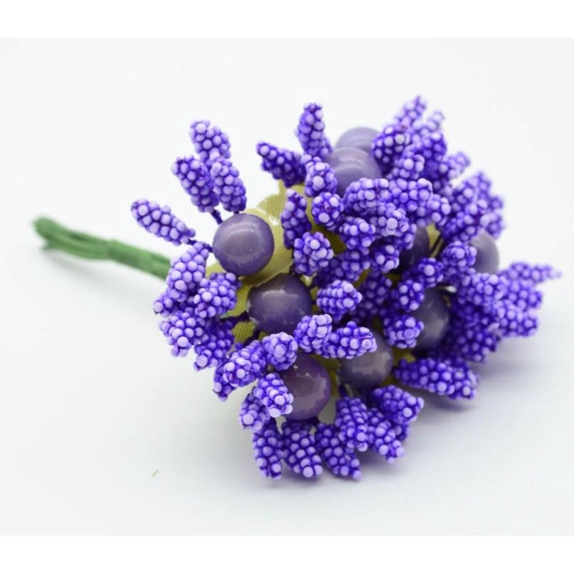 10pcs PE foam stamen wedding home decor accessories for diy wreath gifts Artificial flowers(625L) - Image 7