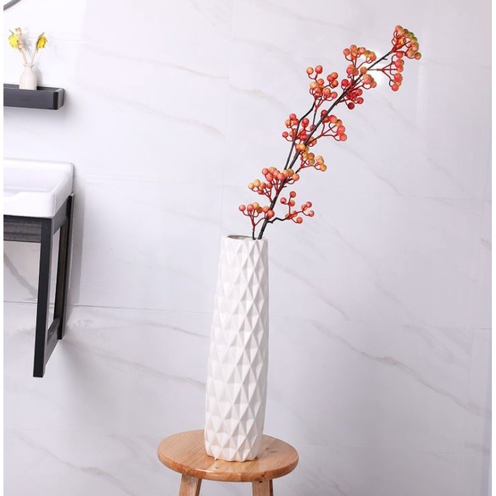 16 head Wild fruit branch Artificial Wedding Party Foam Bouquet Table Decoration Bean Branch Fake Flower Home(1180L) - Image 7