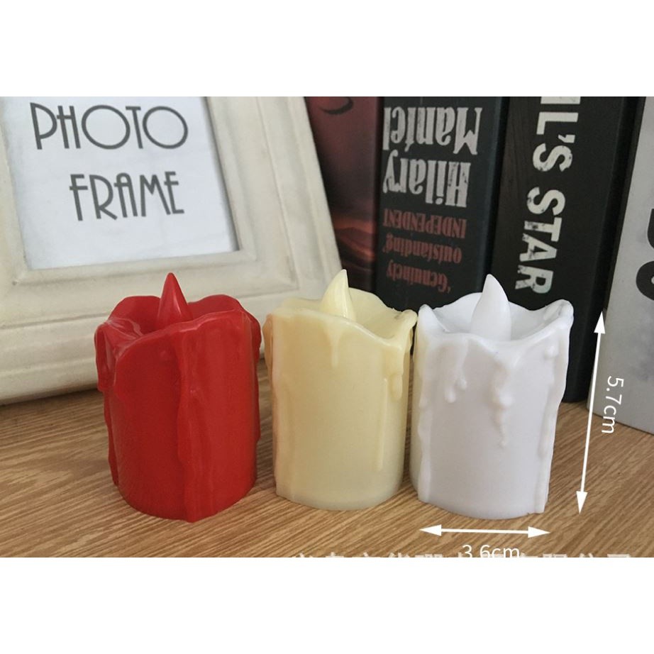 1pc LED Candle Holders Flameless Flickering Electrical Candles For Wedding Home Christmas Decorations Night Light(1094L) - Image 3