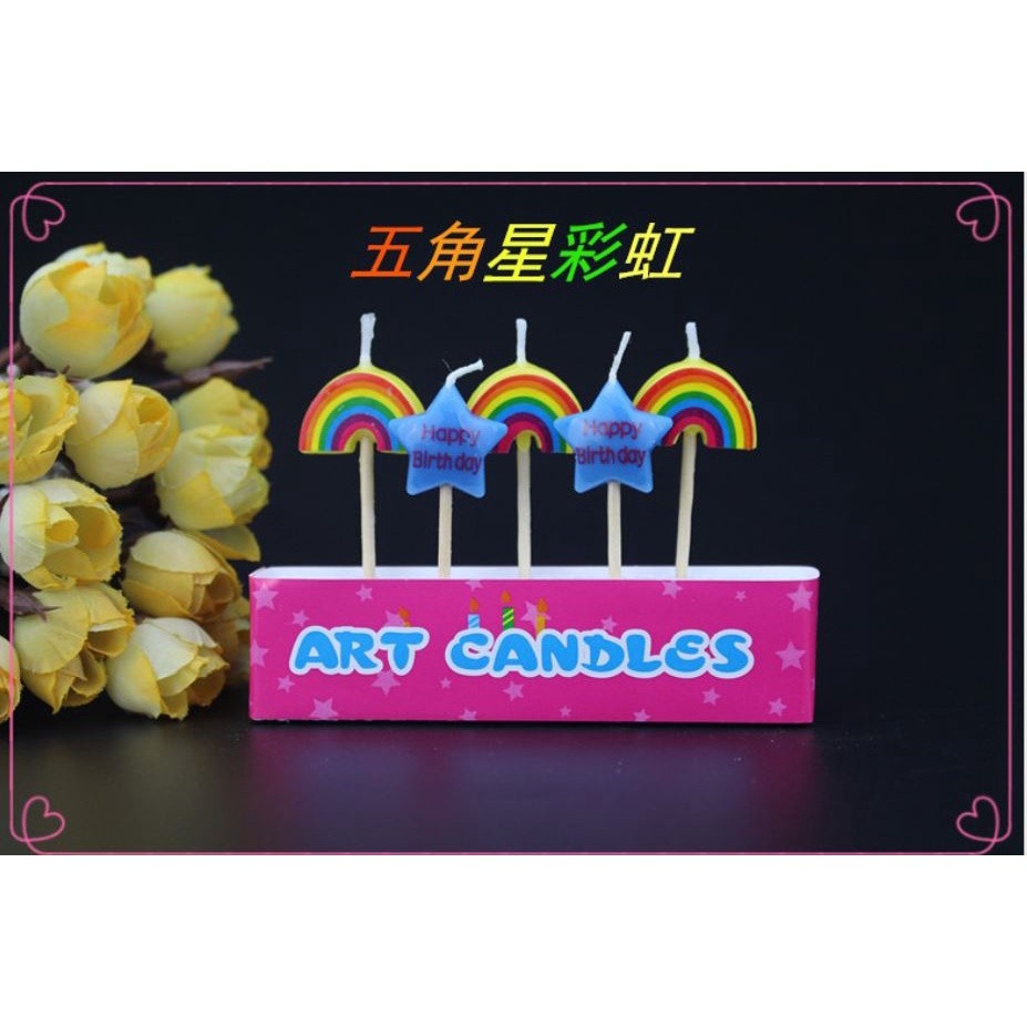 5pcs/lot Cartoon Candles Party Supplies Kids Birthday Candles Cake Topper Evening Party Decorations(360L) - Image 8