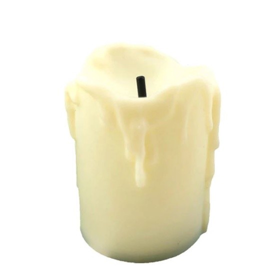 1Pcs LED Candle Flameless Tealight Battery Operated Candles Real Paraffin Wax Pillars Holiday Wedding Party Decor(1092L) - Image 10
