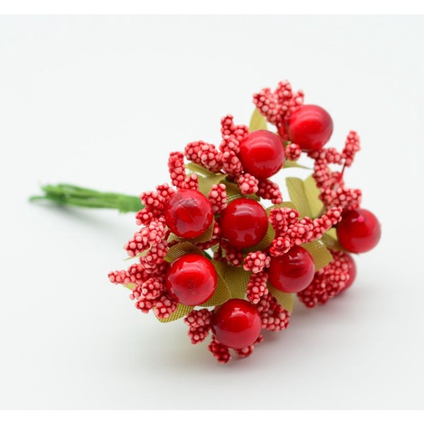 10pcs PE foam stamen wedding home decor accessories for diy wreath gifts Artificial flowers(625L) - Image 8