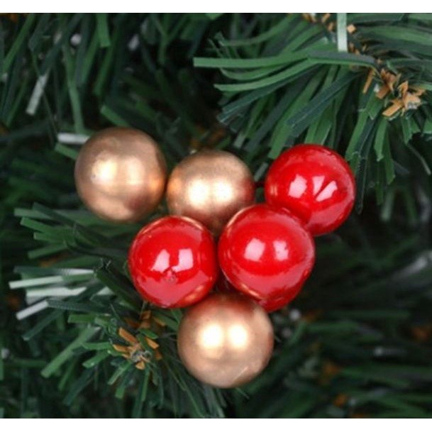 8/10/12/15/20/25/40mm Fake Plastic Gold Fruit Small Golden Fruit Flower Wedding Birthday Christmas 樱桃小果 (274L) - Image 2