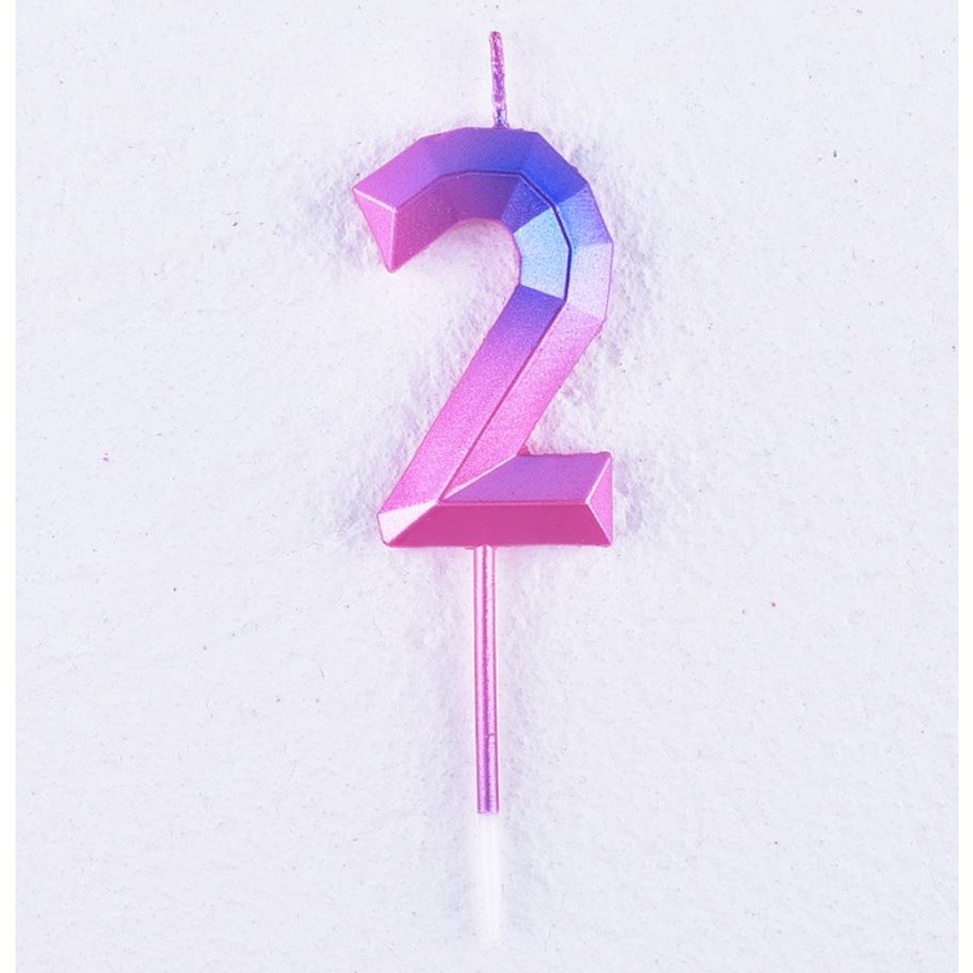 New 0-9 Number Wedding Cake Candle Birthday Party Cake Topper Anniversary Cake Numbers Age Candle Party Decoration(888L) - Image 8