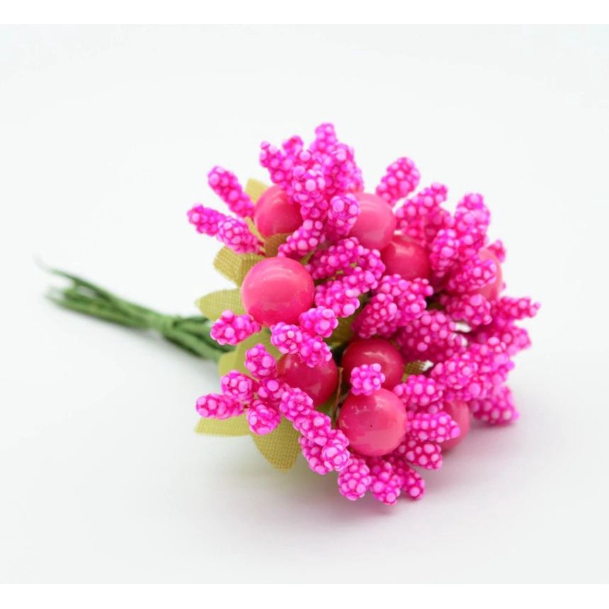10pcs PE foam stamen wedding home decor accessories for diy wreath gifts Artificial flowers(625L) - Image 9