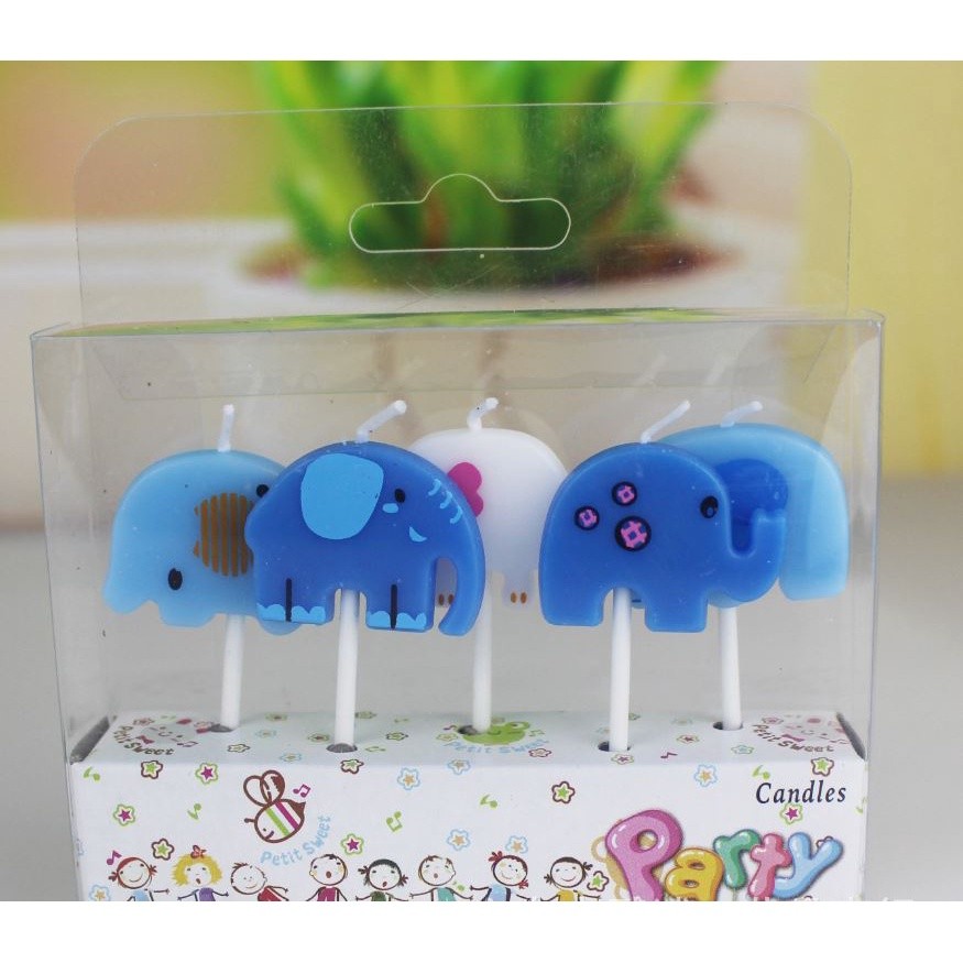 5pcs/lot Cartoon Candles Party Supplies Kids Birthday Candles Cake Topper Evening Party Decorations(360L) - Image 5