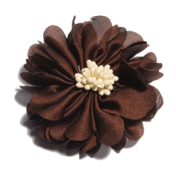 1pcs New Multi-layered old cloth flowers Paris crumpled match heads Children's hair Clothing accessories(326L) - Image 8