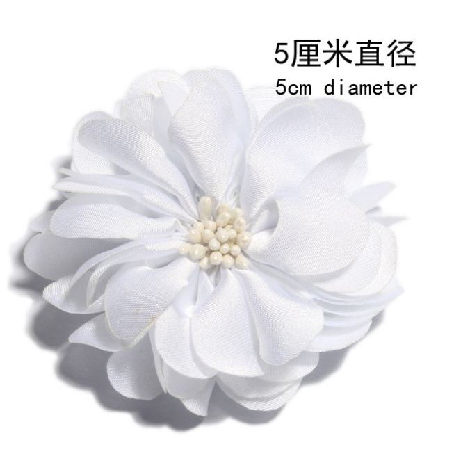 1pcs New Multi-layered old cloth flowers Paris crumpled match heads Children's hair Clothing accessories(326L) - Image 3