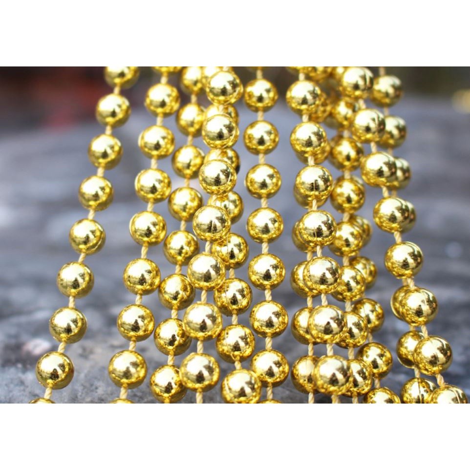 1yard 10mm Christmas Bead Chain Pendant Christmas Tree Decoration Pearl Beads Chain Ornament Christmas Decoration(1151L) - Image 6